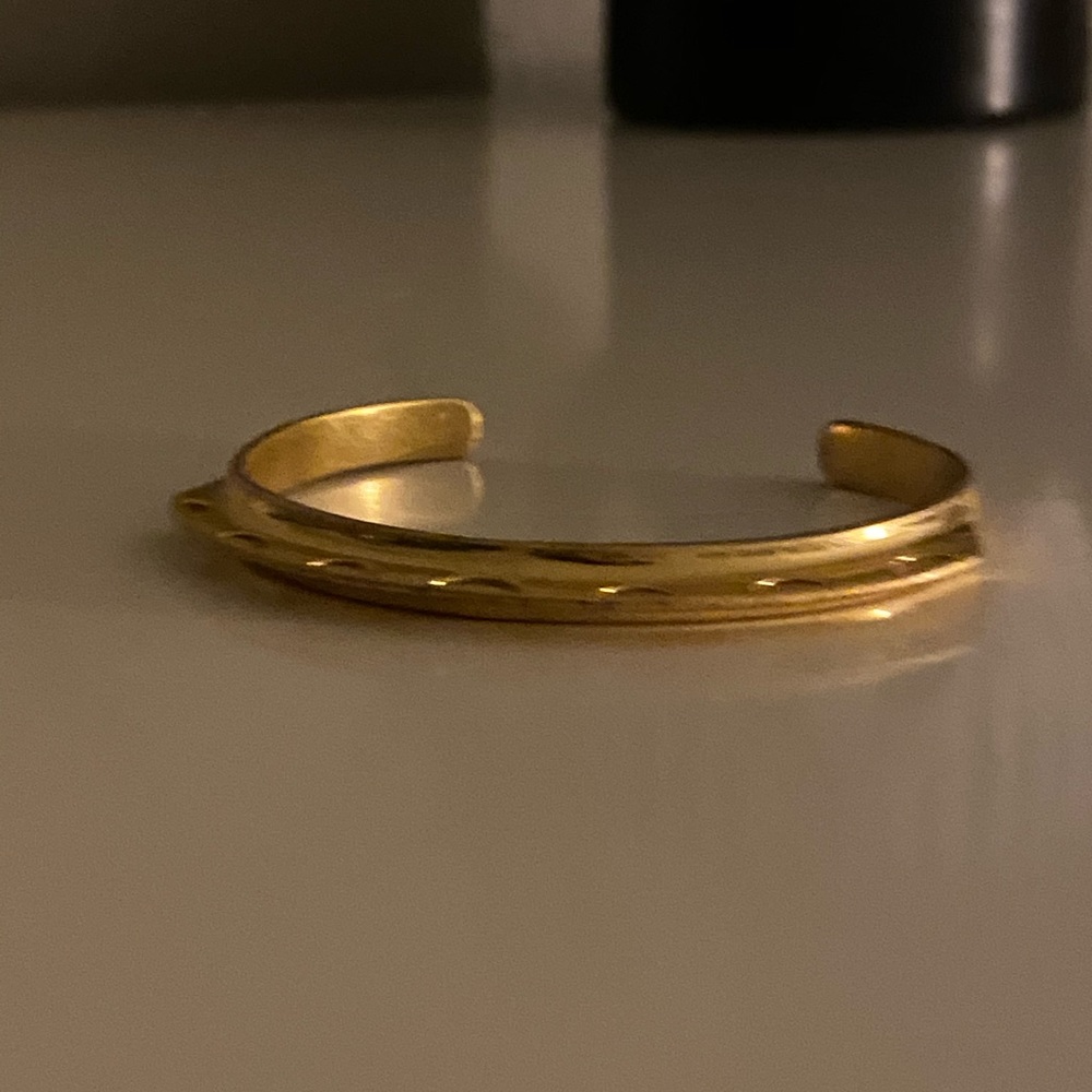 Madewell brass cuff bracelet